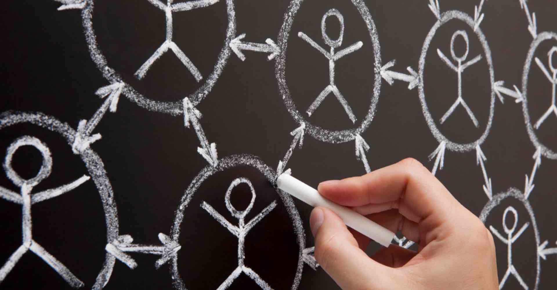 fleet partners group image of connected group on chalkboard